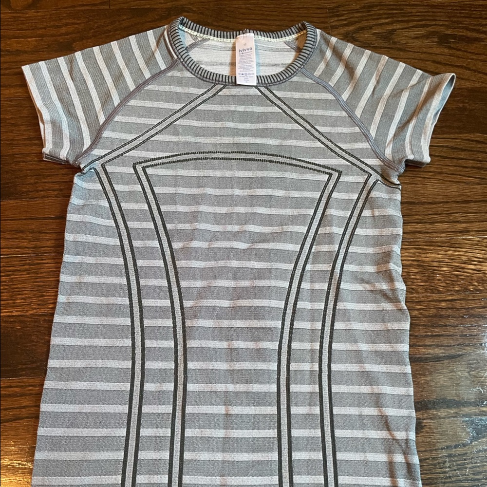 Grey and Black Ivivva top